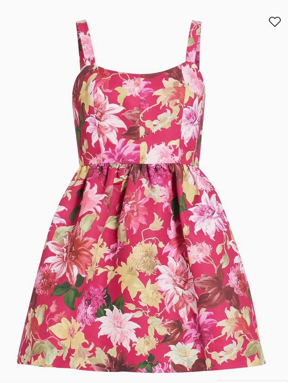 NWT Women's SACHIN + BABI Cora Mini Dress Deep Pink Dahlia Floral Size 12 NEW